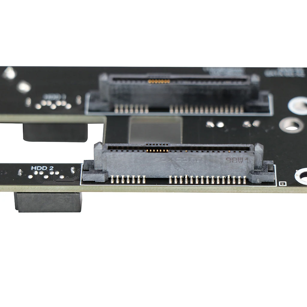 2/3 Bay SATA 2,5/3,5 Zoll Festplatte Backplane NAS Chassis Adapterplatte SATA Große 4D Netzteil Speicher Server Backplane – Detail 12