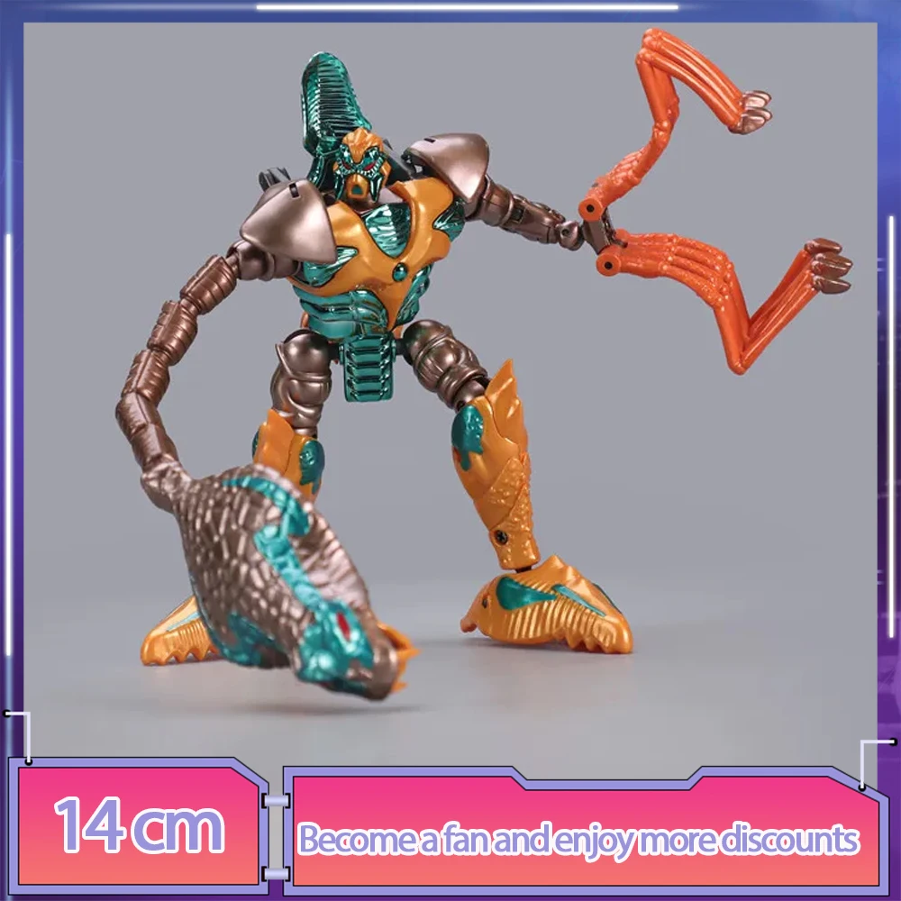 

14cm Transart Ta Bwm-13 Action Figure Toys Bwm13 Bw Quickstrike Metal Beast Wars Transformation Figurine Model Kids Toy Gift