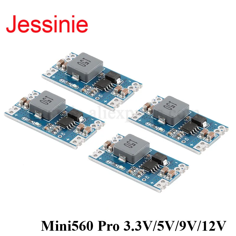 10Pcs/1pc Mini560 Pro 5A DC-DC Step Down Buck Stabilized Voltage Power Supply Module Mini 560 3.3V 5V 9V 12V output