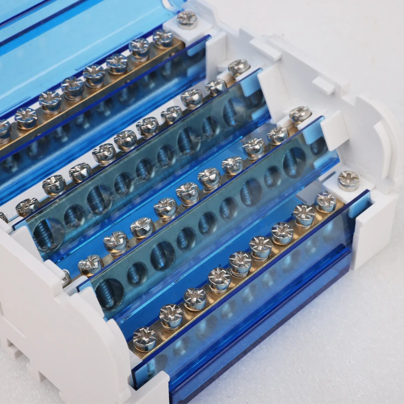 Enhanced Product Title:  
Universal Din Rail Terminal Block Distribution Box – High-Capacity Electrical Connector Junction Box