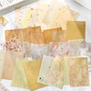 50 Sheets Vintage Material Paper Diary Album Creative DIY Junk Journal Collage Decor Scrapbook Stationery Craft Notes Supplies 4
