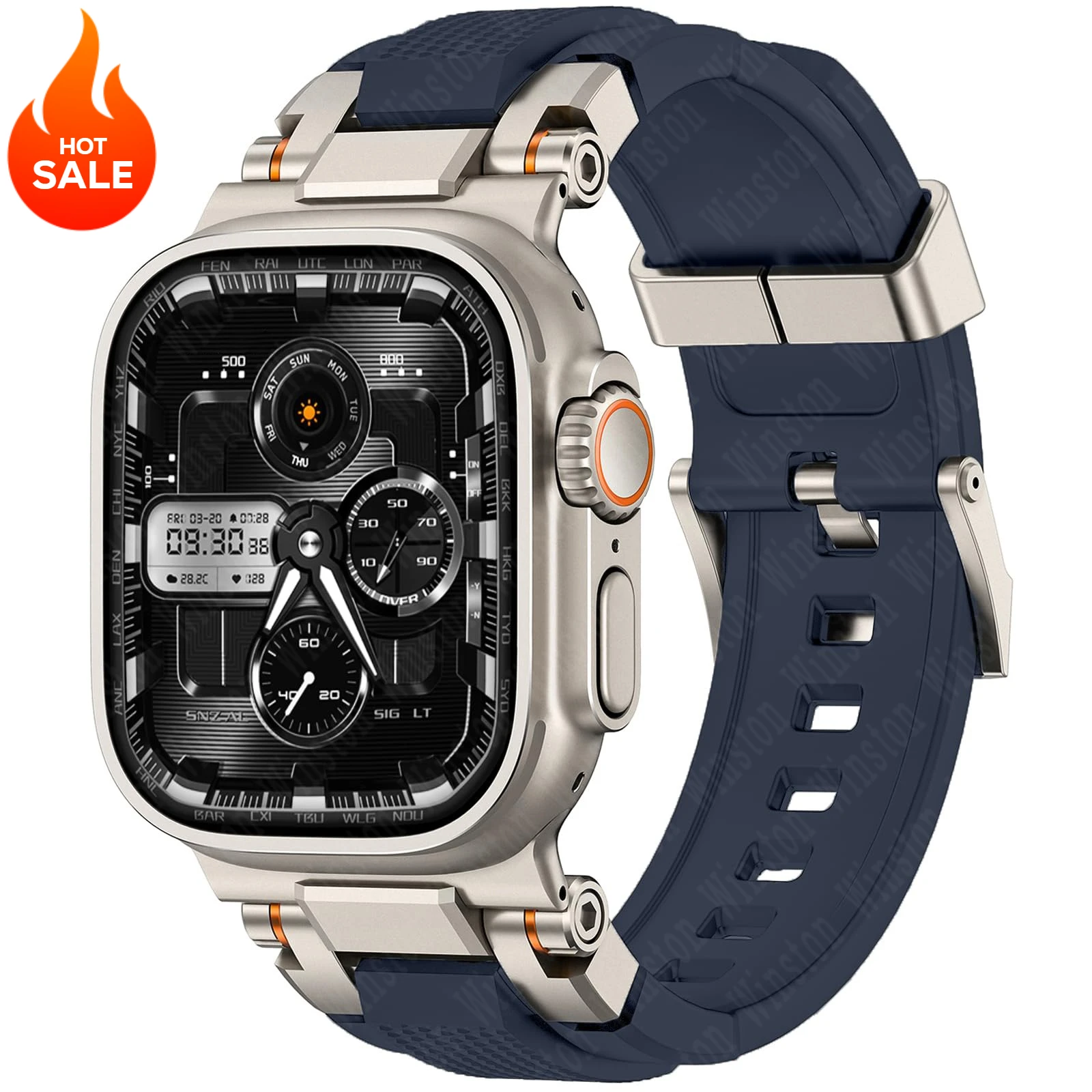 Men's Premium Silicone Sport Strap