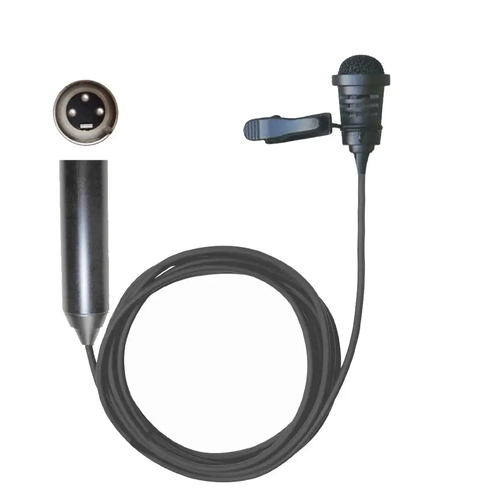 Pro 48V Xlr-Phantom Microfono Cardioide Lavalier Per Mixer Audio Audio Console Di Missaggio Su Stage Performance Studio Karaoke