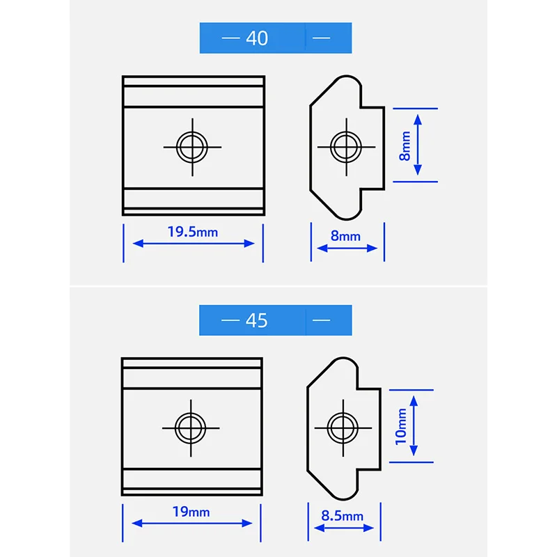 Ellxen 20 Pietre Scanalate Con Scanalatura A Sfera 8, Serie 40 - Foto 7