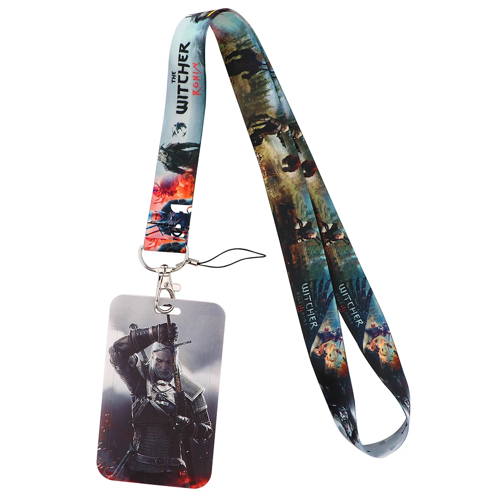 

ER1721 Cool Figure Fashion Lanyards ID Badge Holder Bus Pass Case Cover Slip Bank Credit Card Holder Strap Cardholder