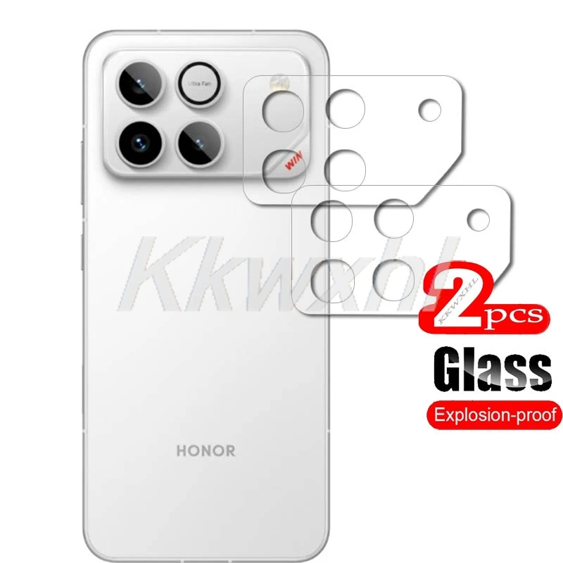 2-Pack 9H 3D Camera Lens Protective Film with Tempered Glass Back Cover
