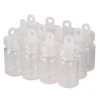 100pcs 11*22*6.5mm 1ml Mini Glass Wishing Bottles Tiny Jars Vials With Plastic Stopper 5