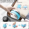 Electric Kettle Folding Electric Port Portable Travel Camping Kettle 600ML Electric Water Heater Portable Foldable Kettle Port 5