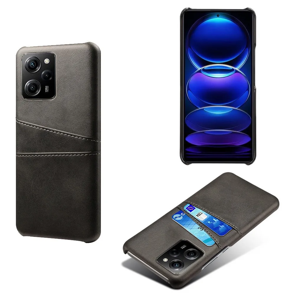 

Luxury Pu Leather Back Cover For Xiaomi Poco X5 Pro Business Case For POCO X5 X4 Pro M5 X4 GT F4 X3 Wallet Card Slots Phone Case