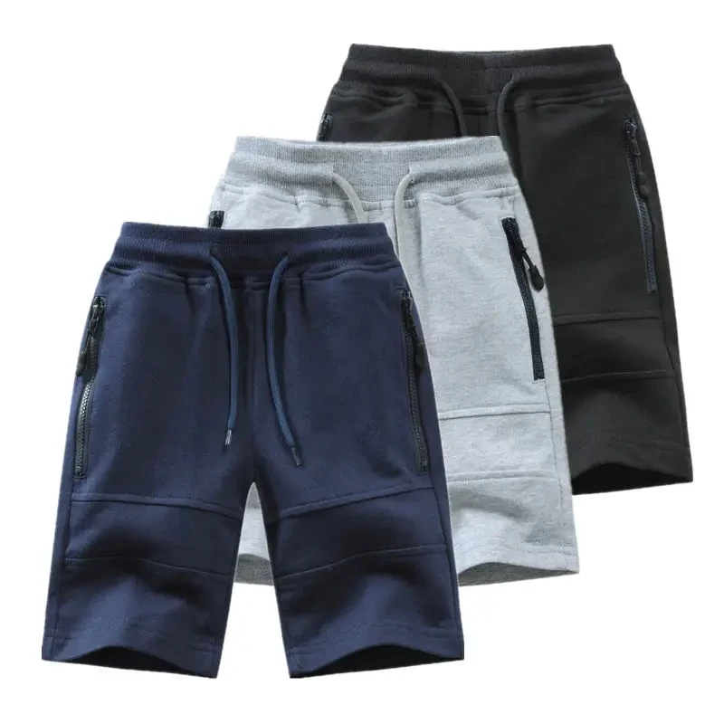 Children Shorts for Boys Summer Striped Design Kids Knitted Casual Short Pants for Boy 3 4 6 8 10 12 14 Years Wear FM038 Boys Shorts