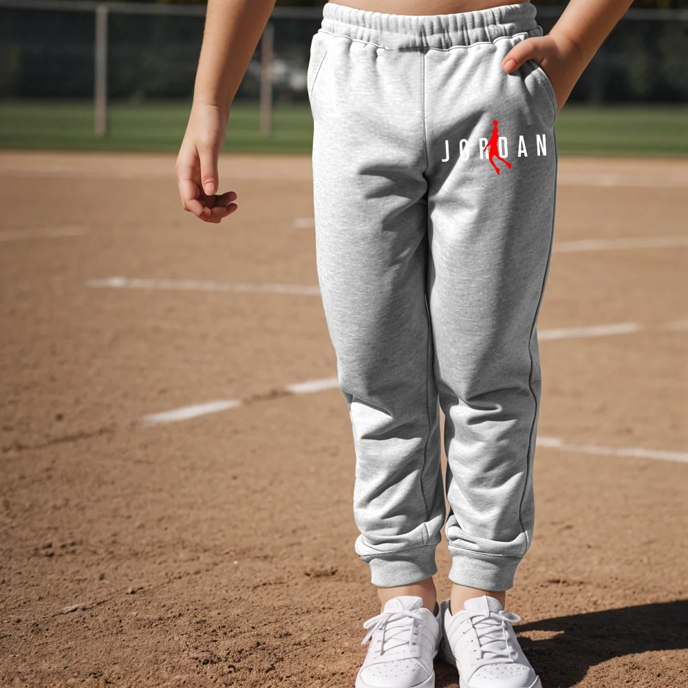 Quality Children's Trousers Outdoor Casual Pants Autumn/Winter Sports Basketball Sportswear Boys' Slimming Street Kid Clothing