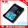PB-42L Li-ion Battery 7.4V 2000mAh For KENWOOD Walkie Talkie TH-F6 TH-F6A TH-F6E TH-F7 TH-F7A TH-F7E Two Way Radio Extra Battery 1