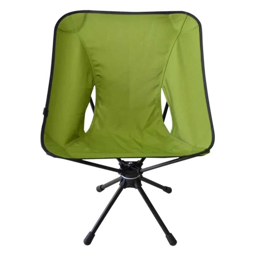 

360 ° Rotating Outdoor Folding Chair Portable Ultra Light Moon Chair Camping Fishing Small Bench Leisure Backrest Beach Chair