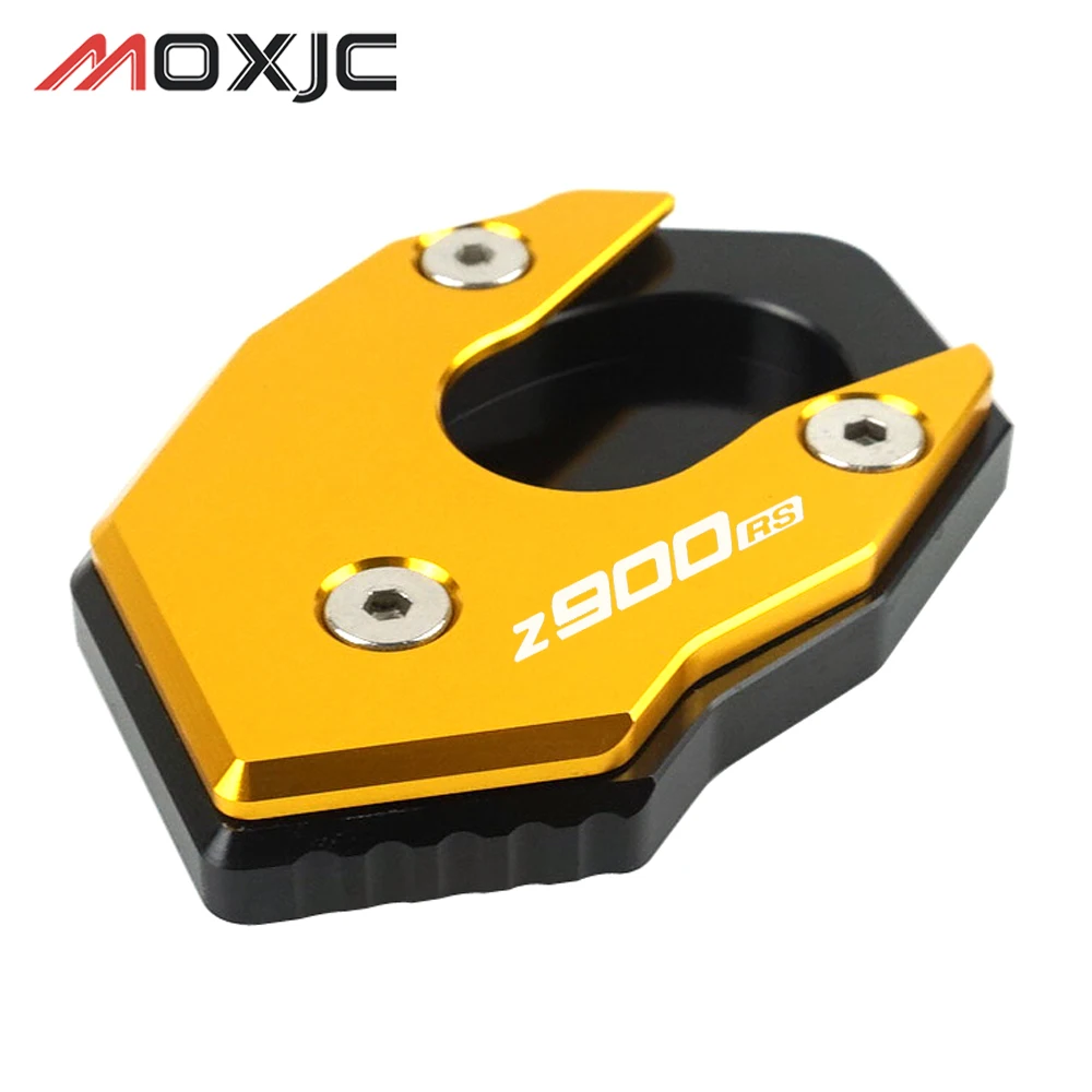 

CNC Aluminum Alloy Motorcycle Foot Side Stand Pad Plate Kickstand Enlarger Support Extension for KAWASAKI Z900RS 2018-2022