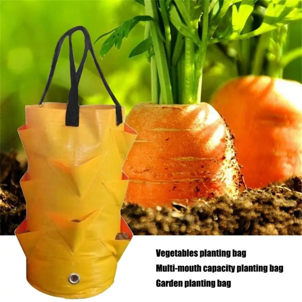 Planting Bag Strawberry Grow Bag 3L Multi-mouth Vertical Grow Bag 1