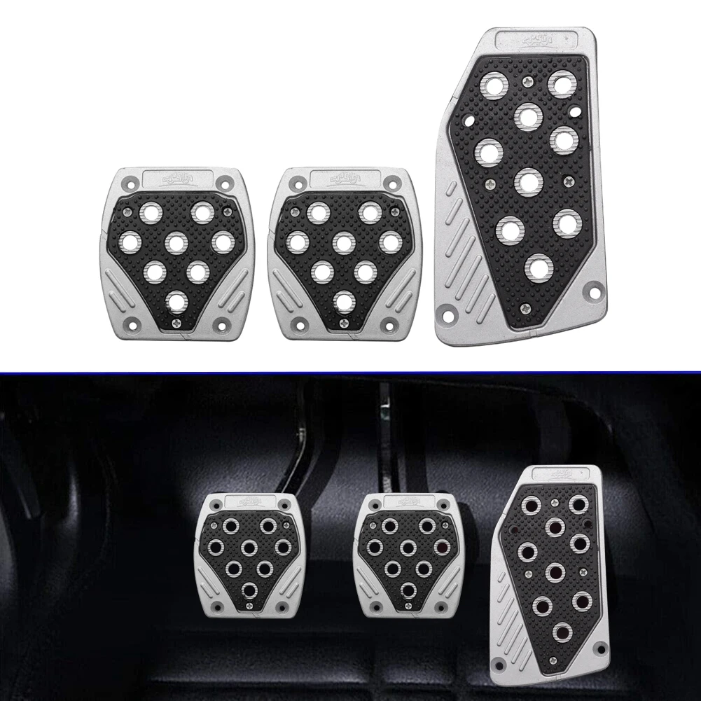 3 stücke Rutschfeste Auto Pedal Pads Auto Sport Gas Kraftstoff