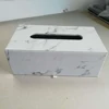 Leather Tissue Box High Quality Car Tissue Paper Dispenser Tissue Storage Container Anti-moisture Household Tissue Storage Box 5