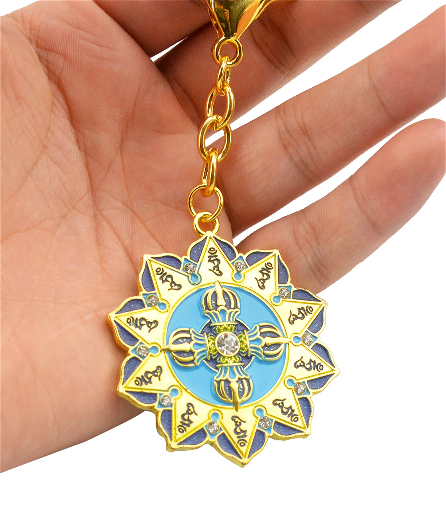 Feng Shui Ten Hum Good Fortune Keychain 4