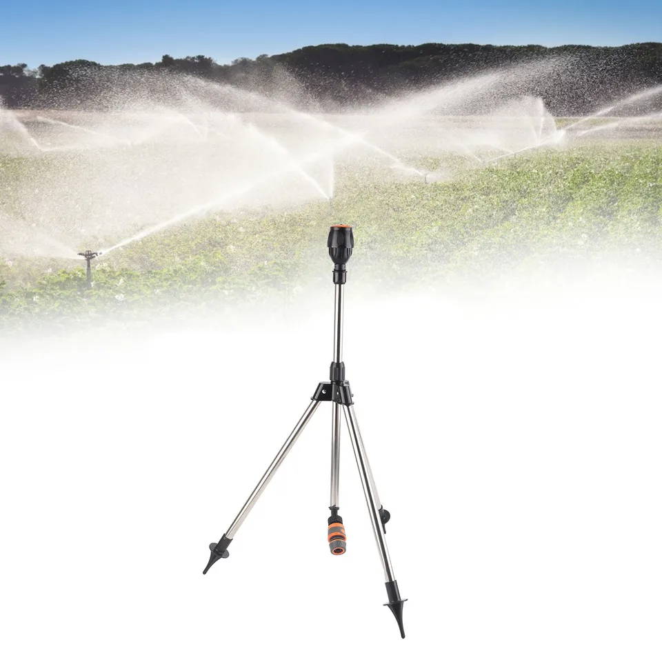 Irrigatore Regolabile 360° Per Giardino E Prato - 4 Ugelli Regolabili, Sistema Ad Alta Pressione Con Picchetto Incluso