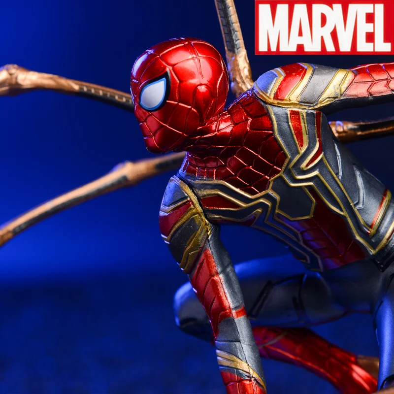 

28cm Marvel Avengers Infinity War Iron Spiderman Action Figure Pvc Figurine Statue Doll Collectible Model Decoration Toys Gift