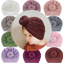 

Baby Hat Solid Color Infant Boy Girl Cap Newborn Stuff Kids Hair Accessories Indian Hats Bebe Photography Props