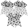 3 Pcs Football Children's Hair Tie Soccer Accessories Ties with Bows Rings for Women Toddler Headband 6