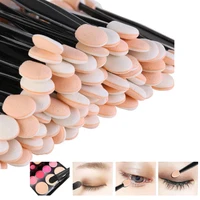 5/30/50/100pcs Disposable Eye Shadow Brushes Beauty Makeup Tool Reusable Dual Sided Sponge Stick Portable Applicator Accessories 1