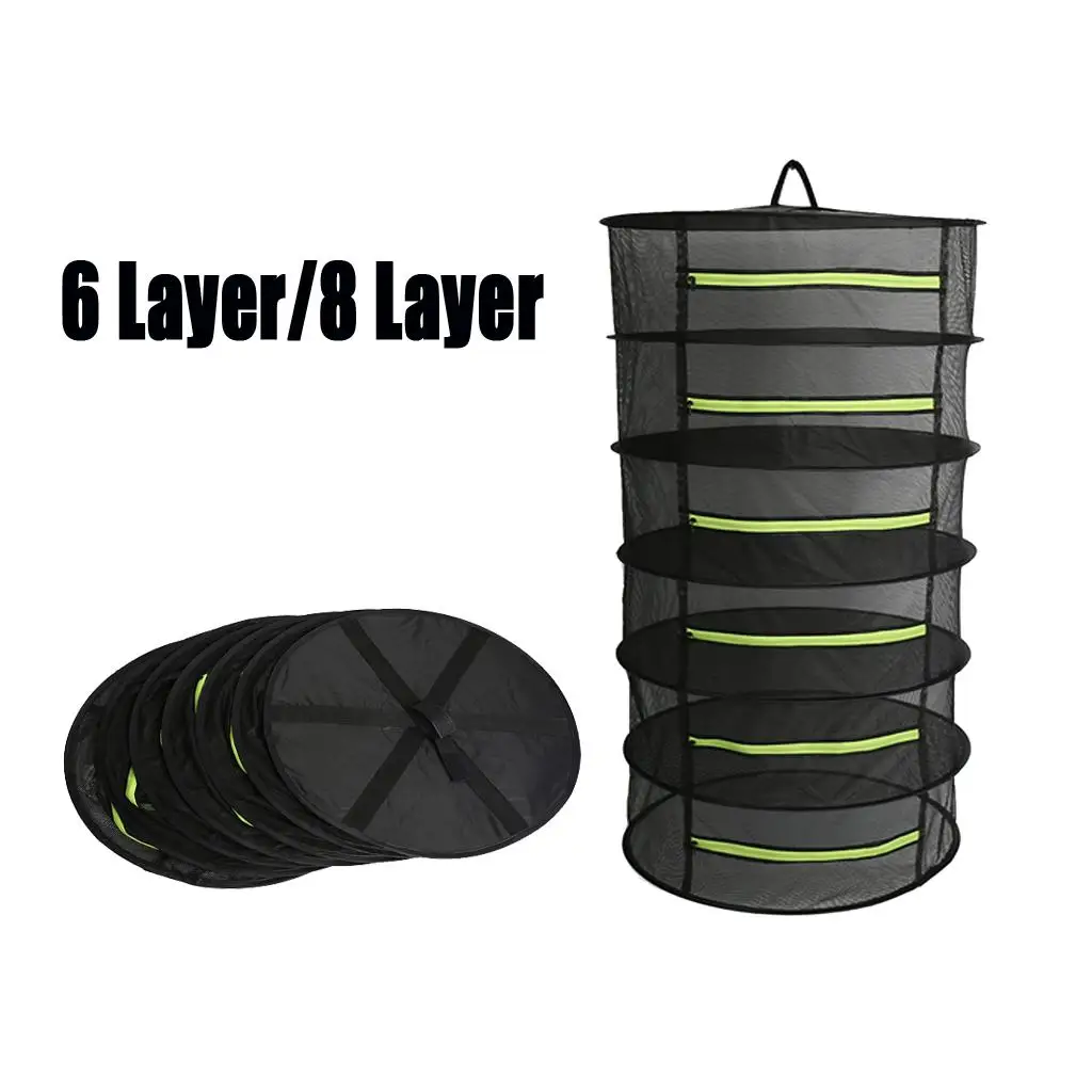Flowers Buds Folding Drying Rack Net Dryer 60cm Carrying Bag