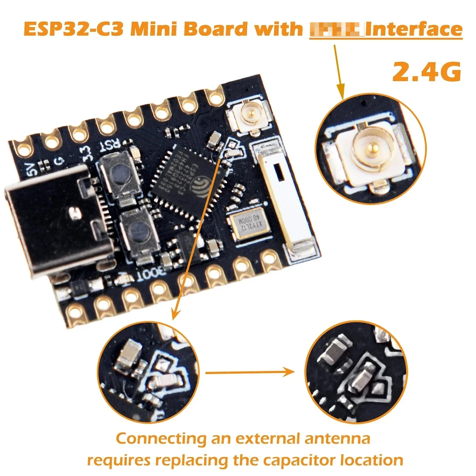 รูปสินค้า ESP32-C3 Wi-Fi Bluetooth Dev Board