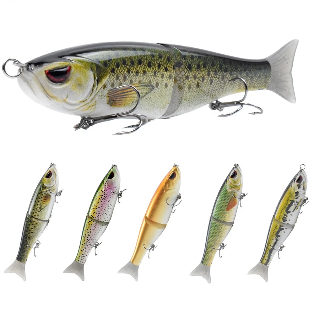 Metal Jointed Lure Big Bait 18cm/62g Minnow Swimbait Artificial