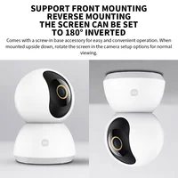 Xiaomi 360 °   Caméra de sécurité domestique intelligente Mi PTZ 2K Webcam 1296P 3 mégapixels AI détection humaine Vision nocturne Webcam Version chinoise 5