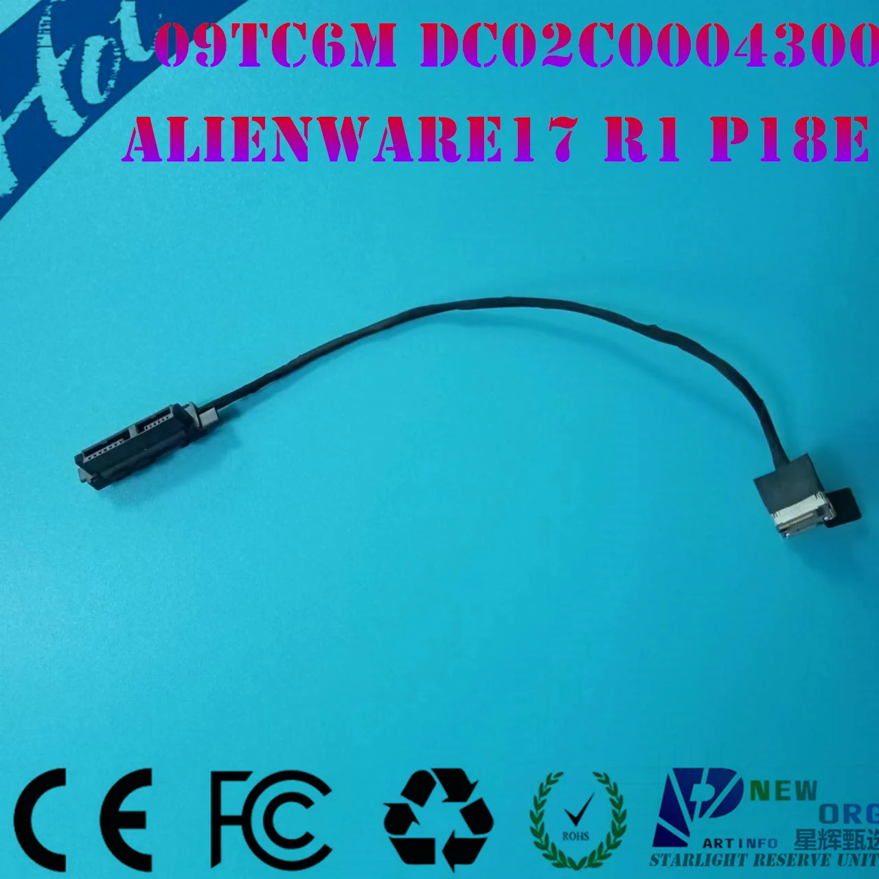 

Фотокабель для ноутбука DELL ALIENWARE17 R1 M17X R5 P18E ALIENWARE18 R1 M18X R3 P19E series 09TC6M DC02C0004300