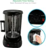 Countertop Vertical Rotating Oven - Rotisserie Shawarma Machine, Kebob Machine, Stain & Heat Resistant Door & Energy E 4