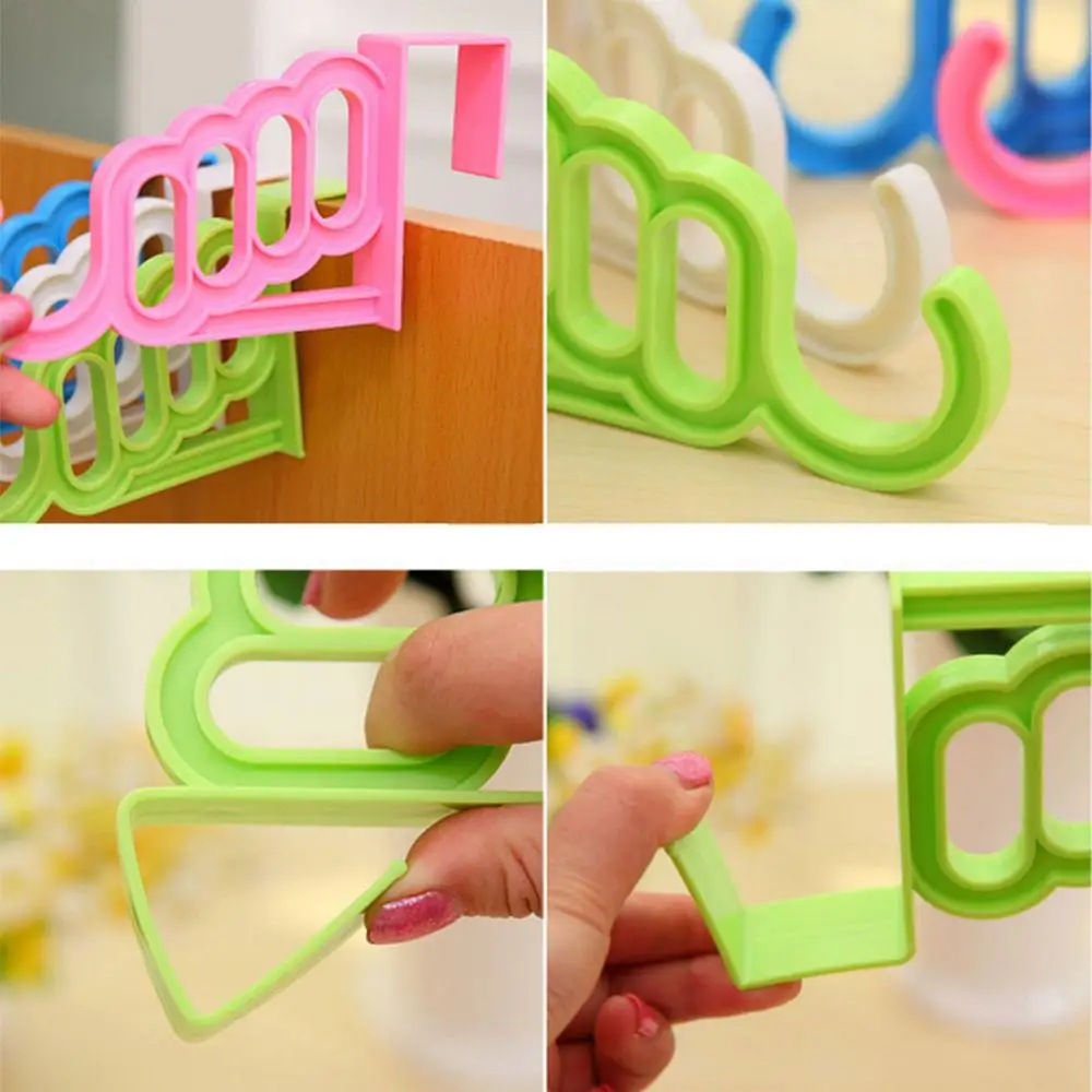 Clothes Drying Rack Clothes Hangers Door Hanging Foldable Clothes Hanger MultiFunction Drying Rack Storage 5 Hole Suit Bathroom door Storage Rack