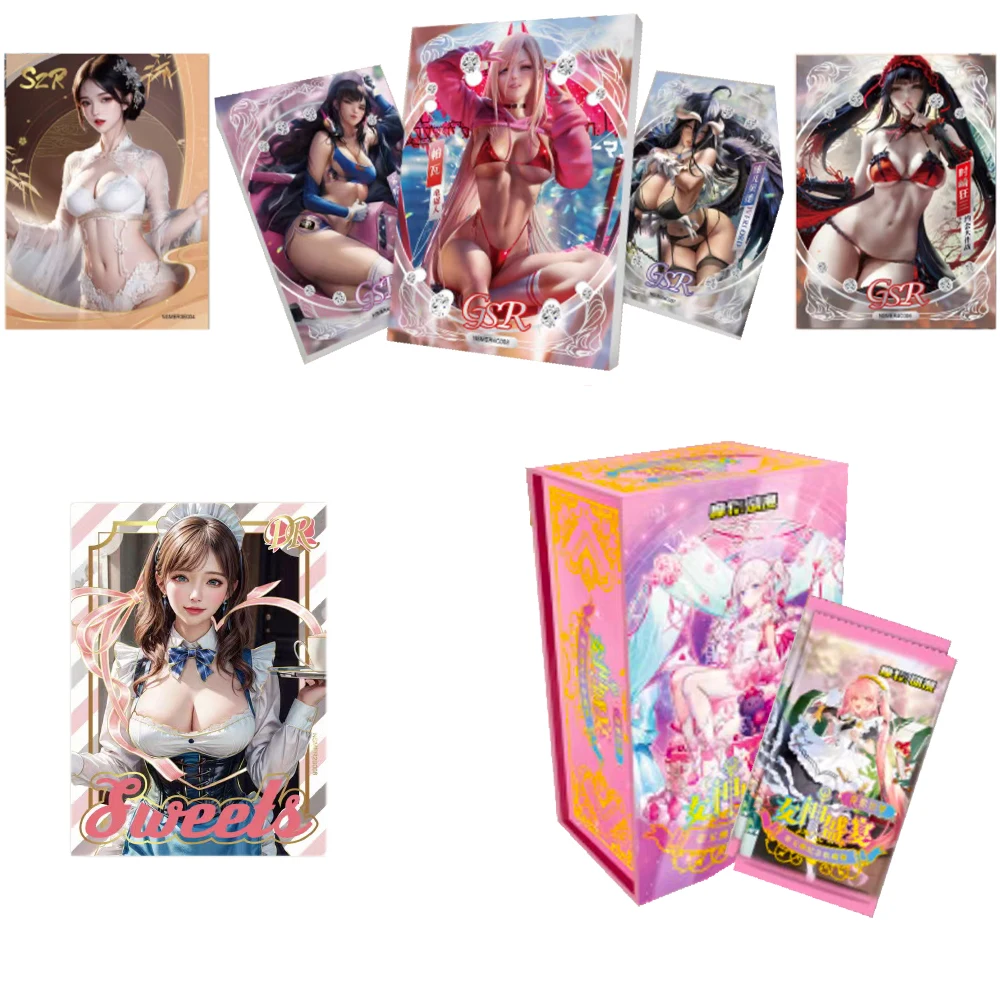 

New Goddess Story Collection PR Cards Booster Box Anime Girl Party Swimsuit Tcg Game Child Kids Toy FamilyFor Birthday Gif
