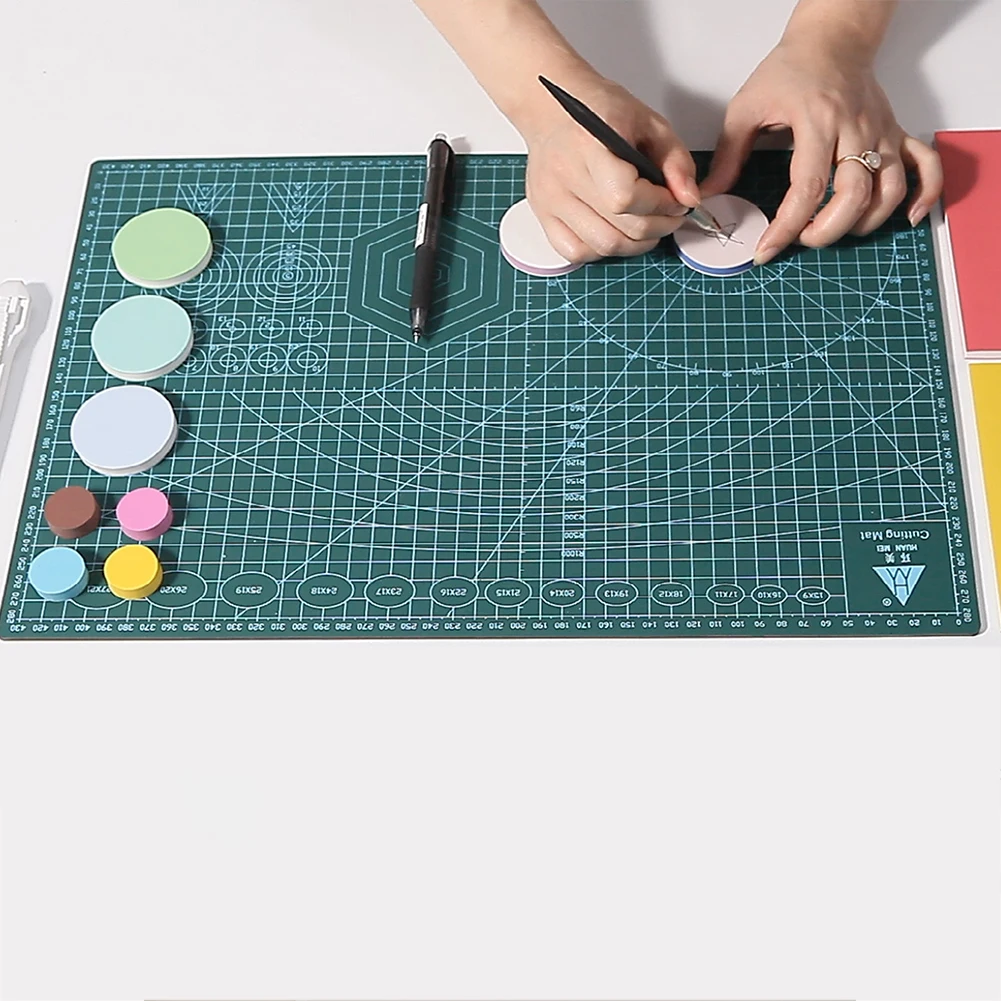 A1 90x60cm Self-Healing Cutting Pad Double-Sided Gridded PVC Cutter Board for Craft Sewing Quilting Scrapbooking Leather New ﻿