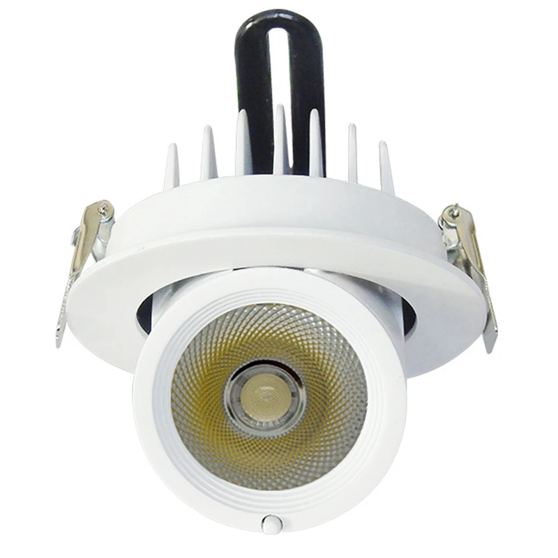 SV-LED 코끼리 트렁크 조명, 꽃 스포트라이트, COB 다운라이트 내장 천장 조명, 360 도, 20W