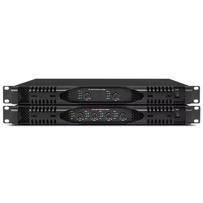 PA41300 1U 1300W 파워 앰프 4채널 디지털 오디오 전문 파워 앰프 클래스 D 라인 어레이 스피커 프리 앰프