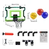 VATOS Mini Basketball Hoop Shooting Game Set Toy Electronic Score Board Auto Sound Light For Kids Teens Adults Indoor Games 6