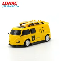 LDARC 1/64 V64 Van RTR  mini hobby RC Car  RV bus Ready to run decompression remote control Vehicles gift Toy for kids adults 2