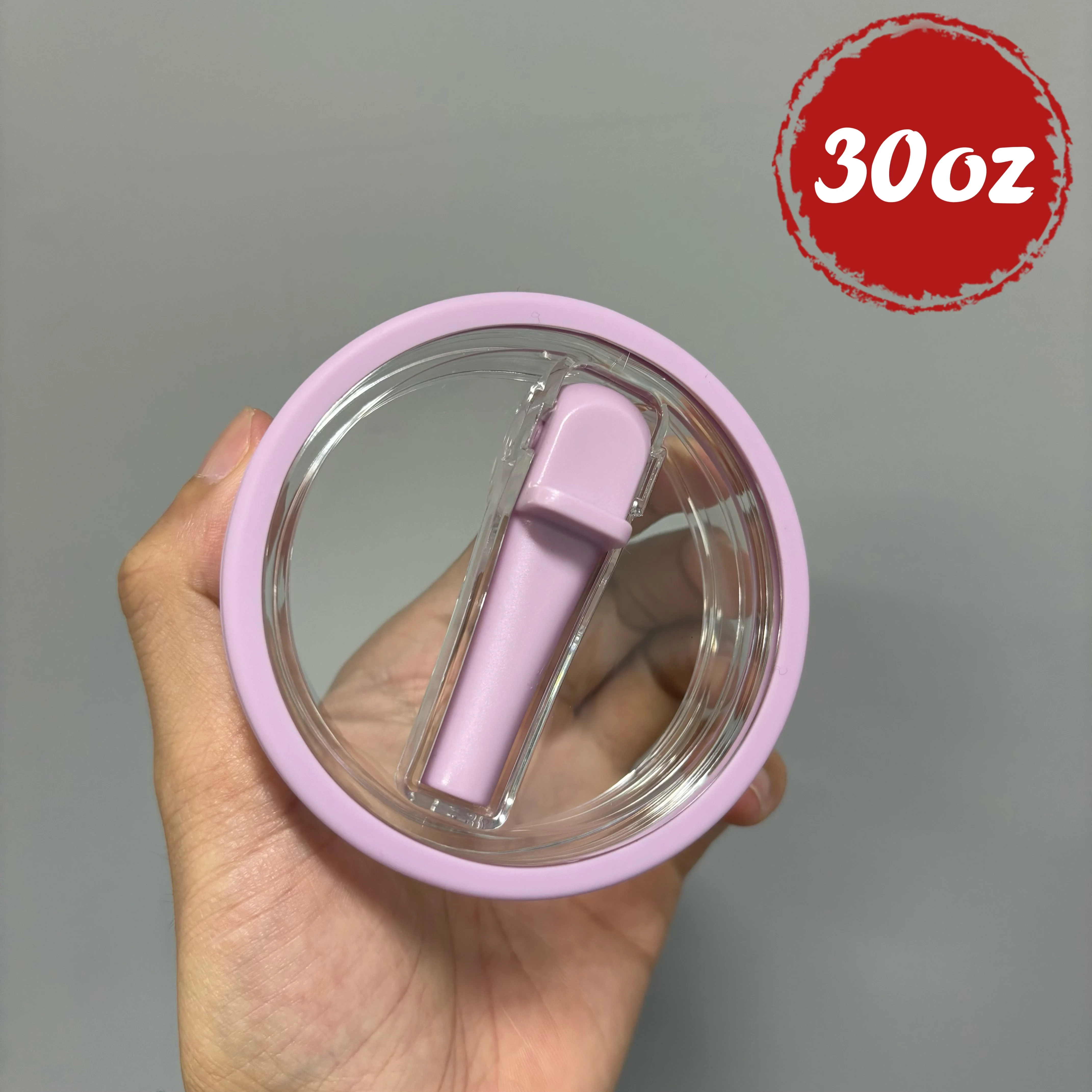 2 Pack 30oz Leak Proof Flip Straw Lids For Stanley Quencher H2.0 Cups - Black & Pink - View #8