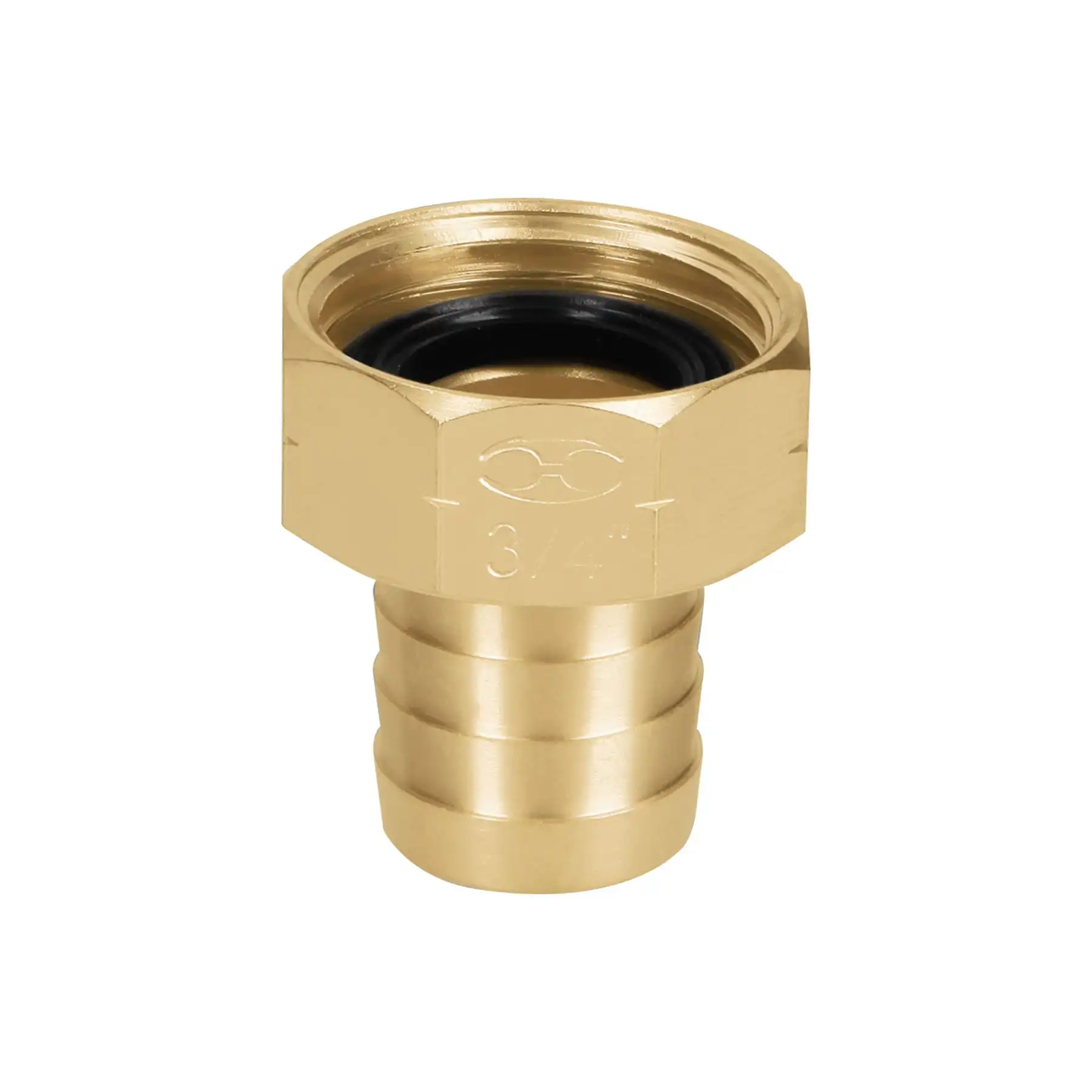 Conector 3/4' hembra de latón sólido para manguera, Truper 12286