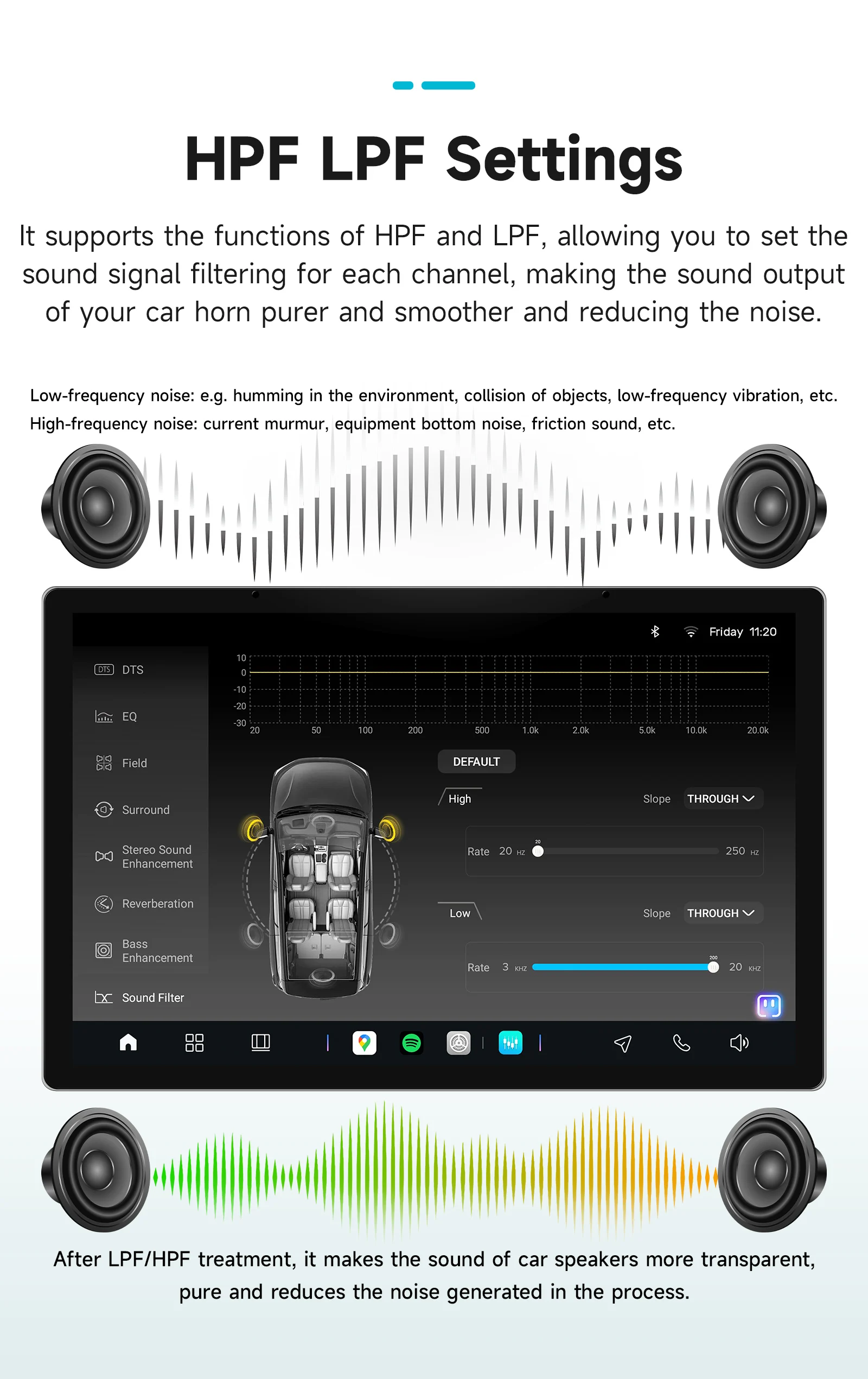 3D HD 2K Bildschirm Wireless Apple Carplay Android Auto für Lancia Ypsilon 2012–2020 Infotainment Multimedia System Navigation GPS – Detail 17