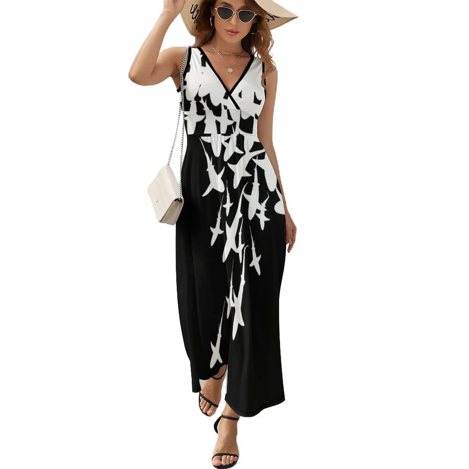 

Sharks V2 Sleeveless Dress women's clothing korea stylish dress women summer