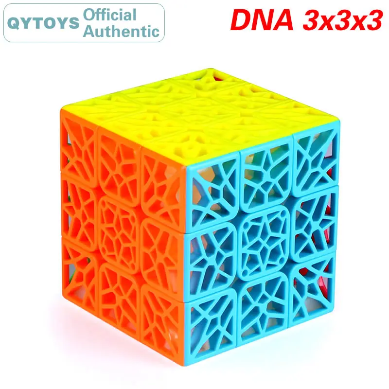 

QYTOYS DNA Plane Concave 3x3x3 Magic Cube 3x3 Speed Twisty Puzzle Brain Teaser Challenging Intelligence Educational Toys