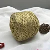 50g New Selling Pure Silk Glitter Yarn Gold Silver Hollow Thread DIY Hyunya Bag Bear Crochet Doll Knitting Yarn Hand Woven Gift 3