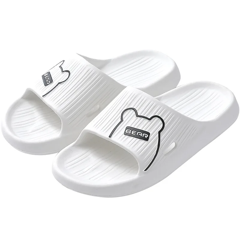 

Sandals and slippers summer home indoor bathroom bath non-slip home wear simple flick couple slippers