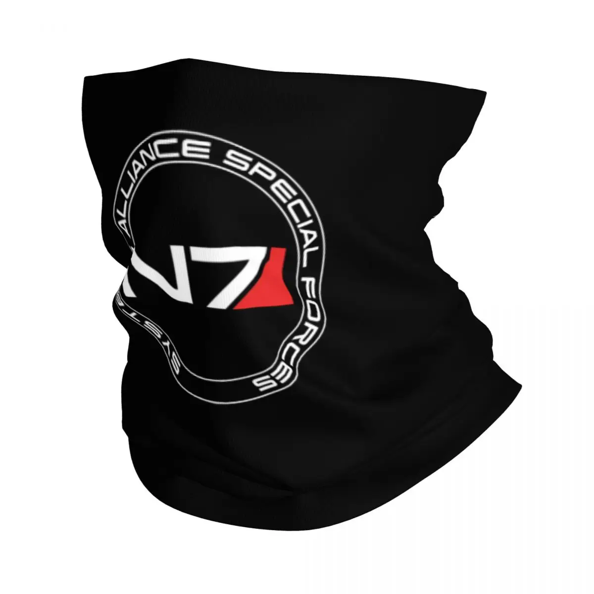 

Mass Effect N7 Bandana Neck Cover Printed Video Game Balaclavas Magic Scarf Warm Cycling Outdoor Sports Unisex Adult Winter