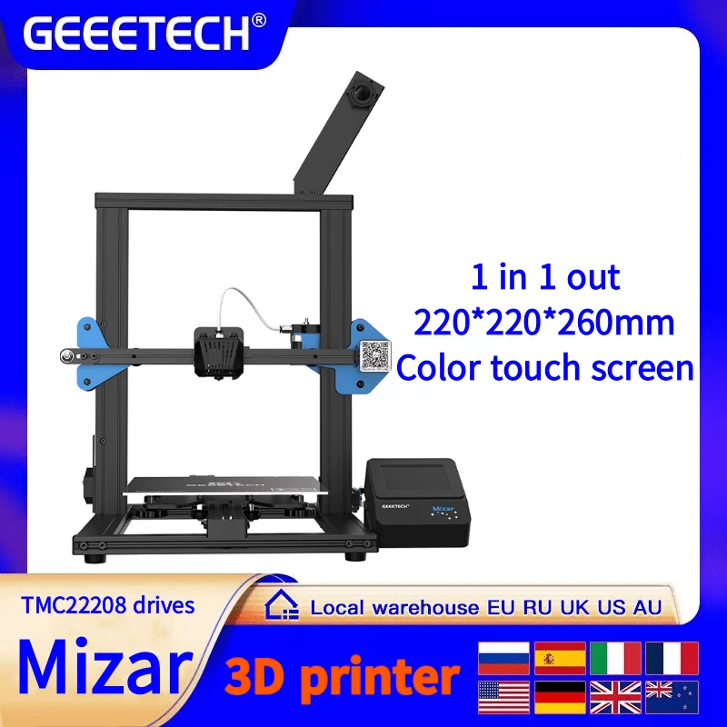 Les Accessoires D'Imprimante 3D, D'Extrudeuse 2 en 1, Buse D'Extrudeuse D'ExtréMité  Chaude de Couleur Mixte pour A10M A20M