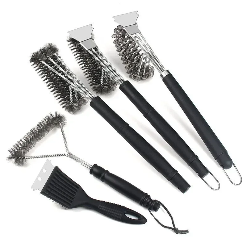 Kitchen Accessories Barbecue Grill Cleaning Brush BBQ Special Cleaning Wire Tool Non-stick Grilling Barbecue Brushes 1PCS barbecue cleaning tools,grill brush,cleaning brushes